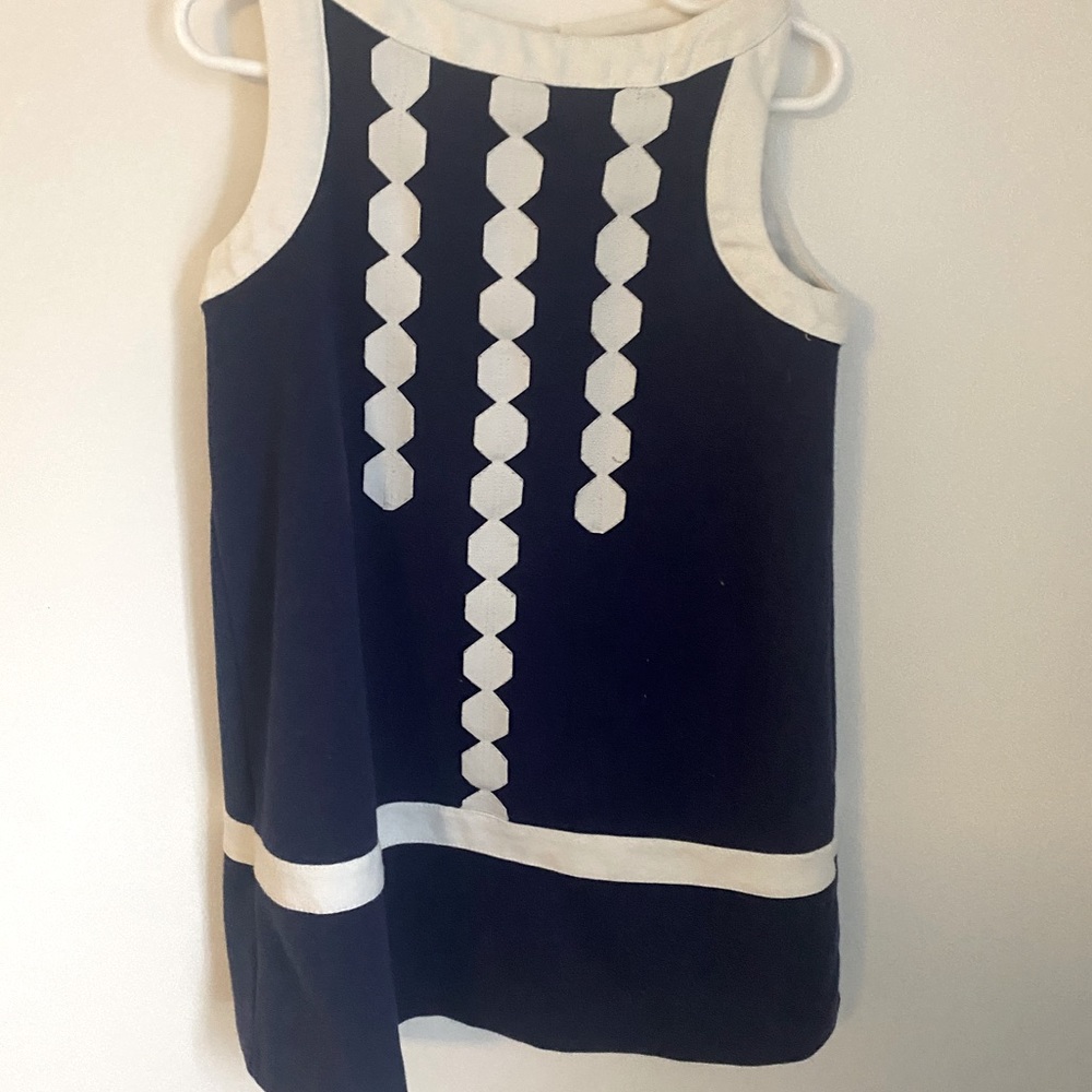 Gymboree Blue and White size 5 tunic sleeveless dress